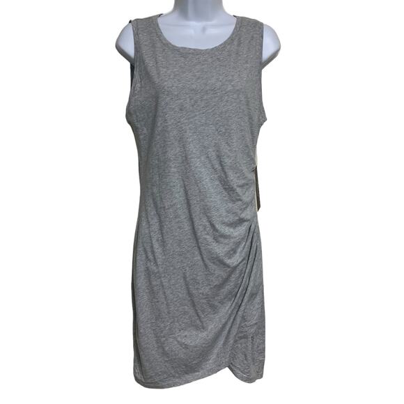 NWT! Bobi LA  Ruched Side Surplice Tank Dress Womens Size L - Picture 2 of 10